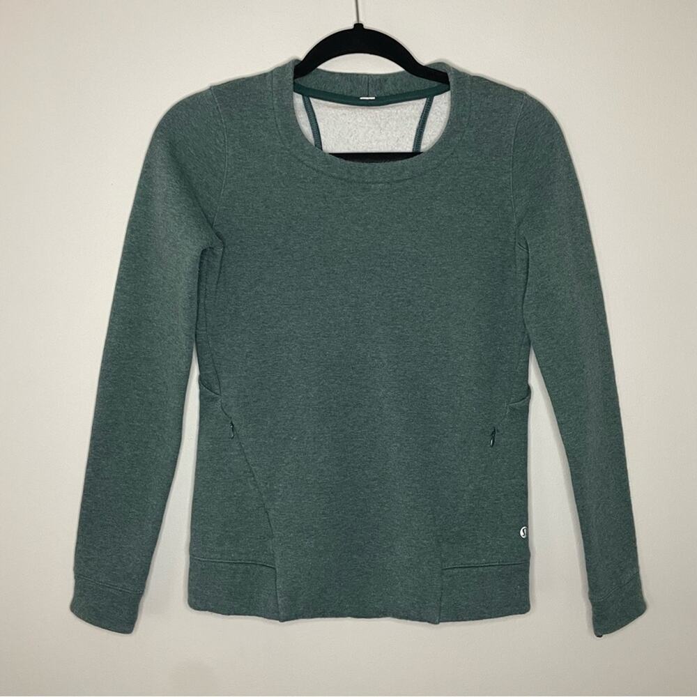 lululemon athletica Teal Green Pullover Sweatshirt - Picture 3 of 6